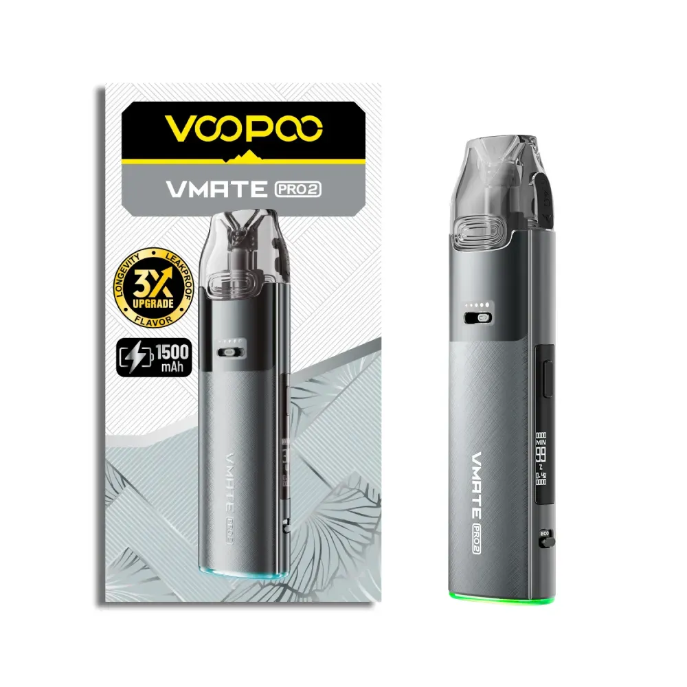 VOOPOO VMATE PRO2 注油主機|30W雙模式・1500mAh快充|台灣現貨 711到付