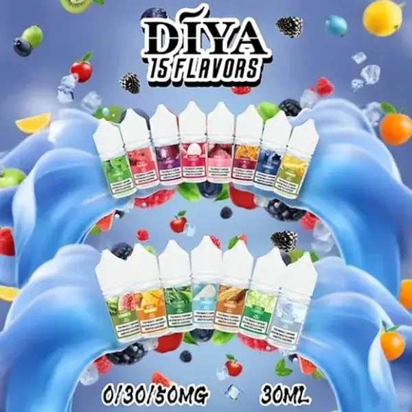 DIYA 叮啞煙油 30ml | 0-50mg 尼古丁鹽 - 15種口味 台灣現貨